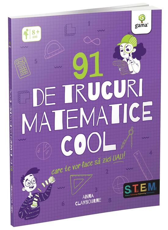 Copertă produs 91 de trucuri matematice cool care te vor face să zici uau! - gallery big 1