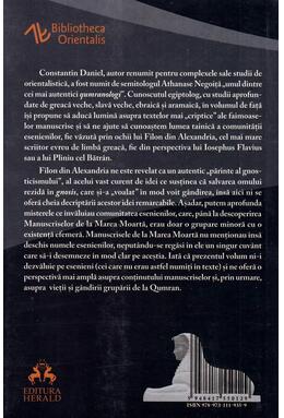 Copertă produs Esenienii şi manuscrisele de la Marea Moartă