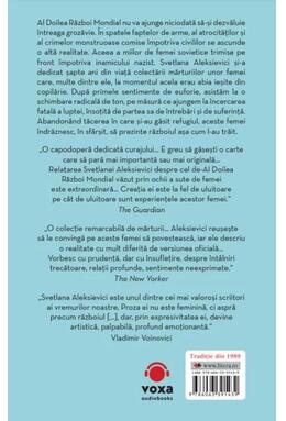 Copertă produs Războiul nu are chip de femeie