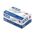 Copertă produs Cutie 100 agrafe nichelate Milan 33 mm - gallery small 