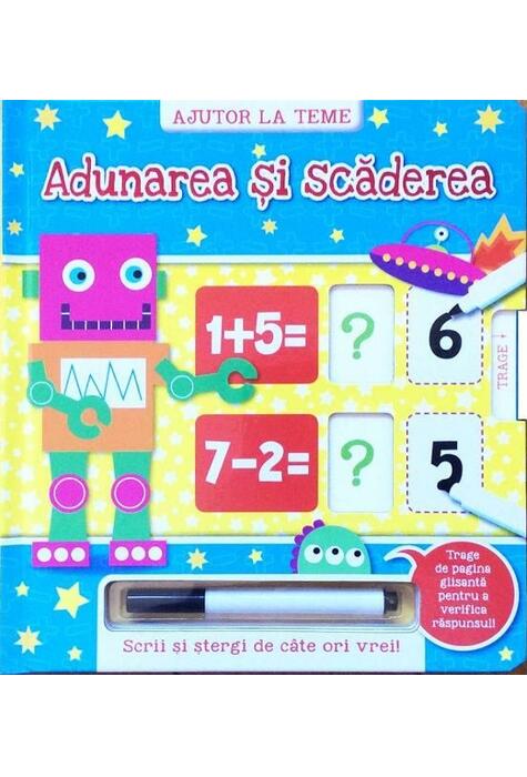 Copertă produs Scrii și stergi - Adunarea și scăderea