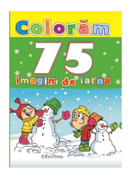 Copertă produs Colorăm 75 imagini de iarnă - gallery big 1