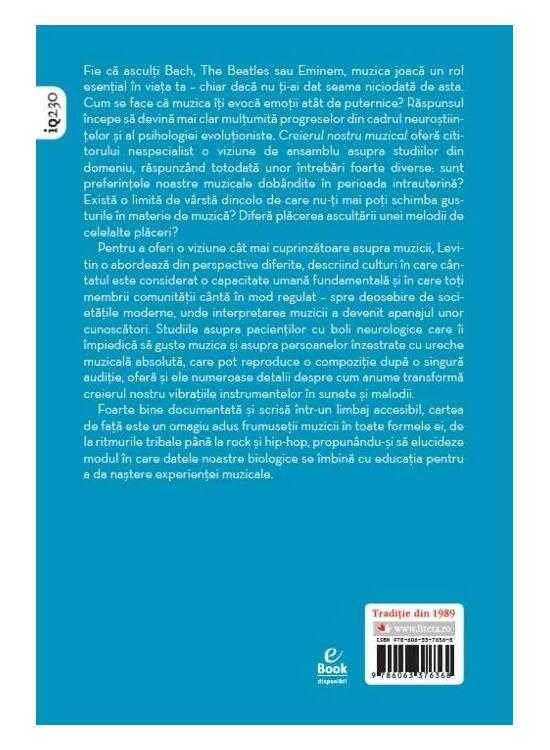 Copertă produs Creierul nostru muzical - gallery big 2