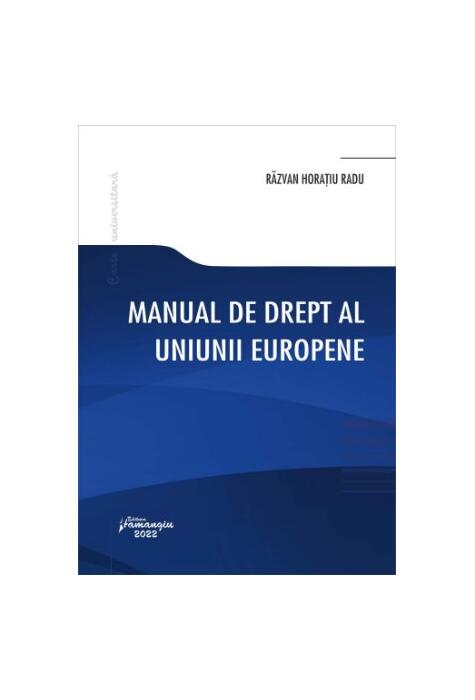 Copertă produs Manual de drept al Uniunii Europene