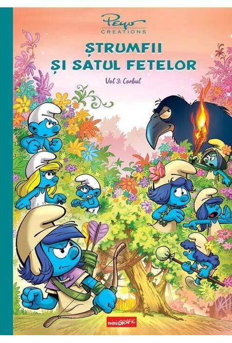 Copertă produs Corbul. Ștrumfii și satul fetelor (Vol. 3)