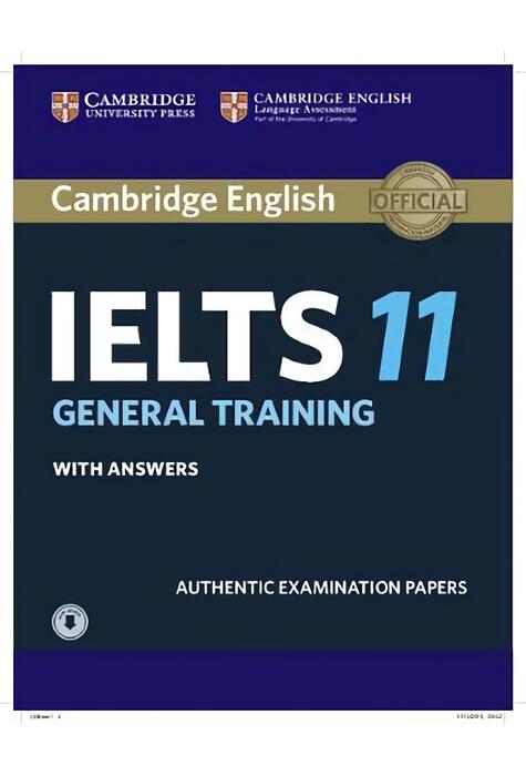 Copertă produs Cambridge IELTS 11 General Training Student's Book with answers with Audio