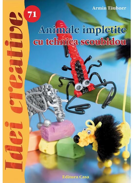 Copertă produs Animale &icirc;mpletite cu tehnica scoubidou.  Idei creative 71 - gallery big 1