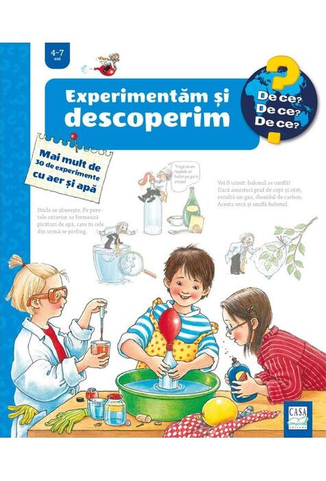 Copertă produs Experimentăm și descoperim. Mai mult de 30 de experimente cu aer și apă