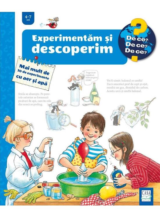 Copertă produs Experimentăm și descoperim. Mai mult de 30 de experimente cu aer și apă - gallery big 1
