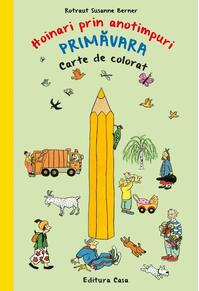 Copertă produs Carte de colorat - Hoinari prin anotimpuri. Primăvara