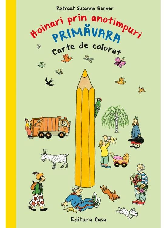 Copertă produs Carte de colorat - Hoinari prin anotimpuri. Primăvara - gallery big 1