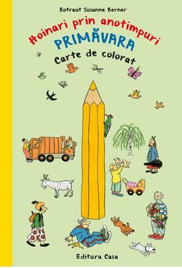 Copertă produs Carte de colorat - Hoinari prin anotimpuri. Primăvara