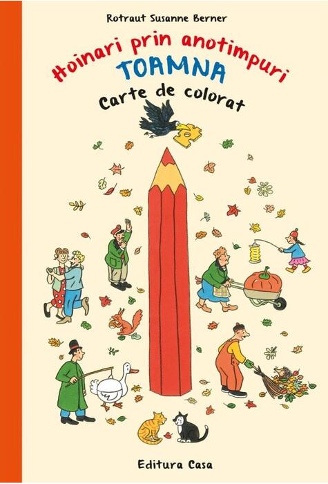 Copertă produs Carte de colorat - Hoinari prin anotimpuri. Toamna