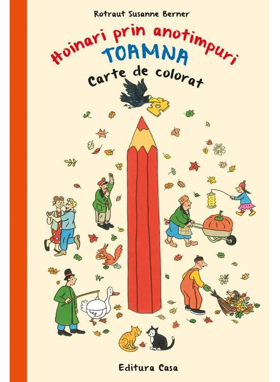Copertă produs Carte de colorat - Hoinari prin anotimpuri. Toamna - gallery big 1