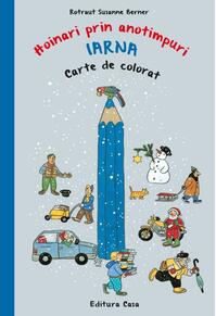 Copertă produs Carte de colorat - Hoinari prin anotimpuri. Iarna