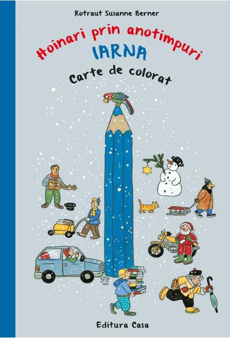 Copertă produs Carte de colorat - Hoinari prin anotimpuri. Iarna