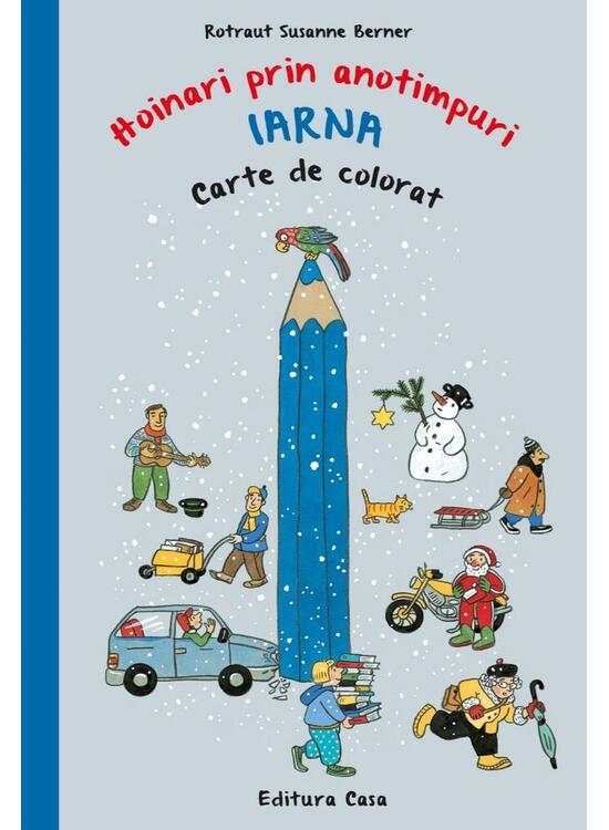 Copertă produs Carte de colorat - Hoinari prin anotimpuri. Iarna - gallery big 1