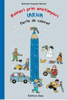 Copertă produs Carte de colorat - Hoinari prin anotimpuri. Iarna