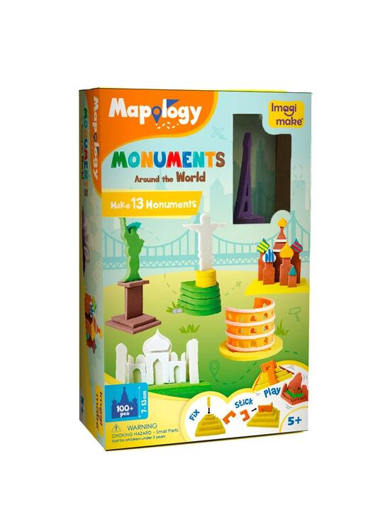 Copertă produs Puzzle 3D Mapology cu monumente din jurul lumii - gallery big 1
