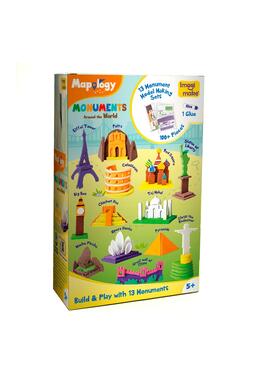 Copertă produs Puzzle 3D Mapology cu monumente din jurul lumii