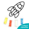 Copertă produs Set creativ Imagimake Floximos, stickere pentru fereastră - Rachetă - gallery small 