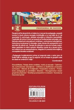 Copertă produs Pedagogia &icirc;nvățăm&acirc;ntului primar și preșcolar (Vol. 1)
