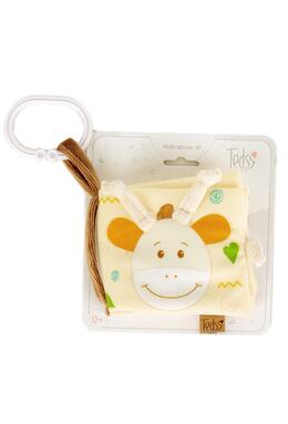 Copertă produs Carte de pluș cu activități Tedsy Girafă, 10 cm