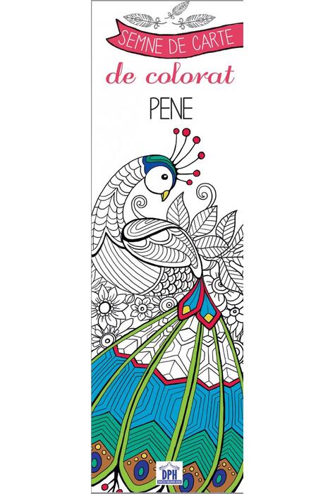 Copertă produs Semne de carte de colorat. Pene
