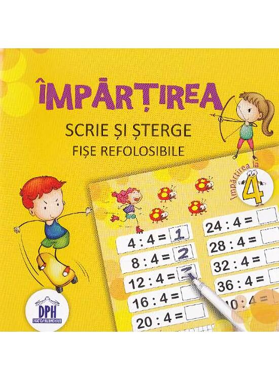 Copertă produs Grafisme și cifre. Scrie și sterge - fișe refolosibile​ - gallery big 1
