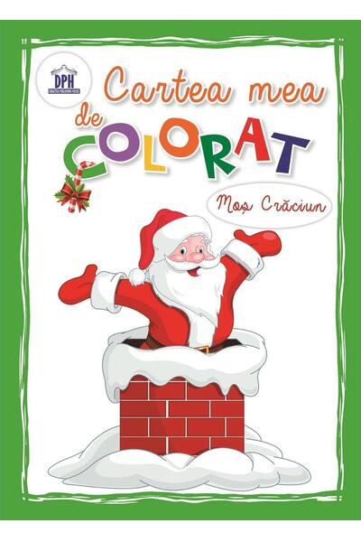 Cartea mea de colorat Moș Crăciun