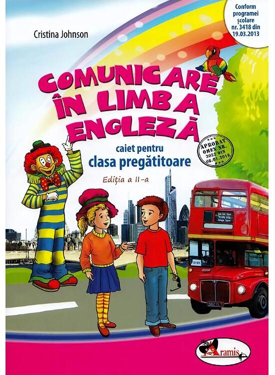Copertă produs Comunicare &icirc;n limba engleză. Caiet pentru clasa pregătitoare - gallery big 1