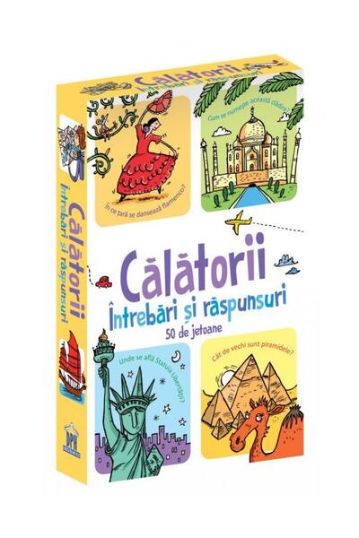 Calătorii. &Icirc;ntrebări și răspunsuri. 50 de jetoane