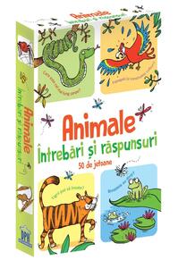 Copertă produs Animale. &Icirc;ntrebări și răspunsuri. 50 de jetoane