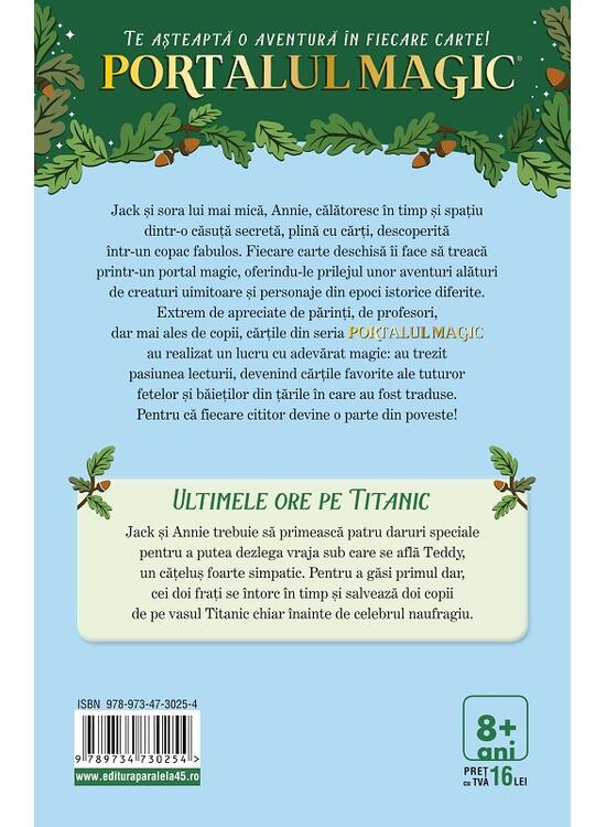 Copertă produs Portalul magic. Ultimele ore pe Titanic (Vol. 17) - gallery big 2