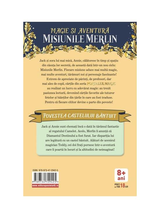 Copertă produs Povestea castelului b&acirc;ntuit. Misiunile Merlin (Vol. 2) - gallery big 2