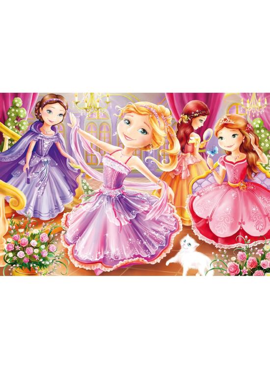 Copertă produs Puzzle Schmidt: Prințese din basme, set de 3 puzzle-uri x 24 piese + cadou: poster - gallery big 3