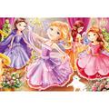 Copertă produs Puzzle Schmidt: Prințese din basme, set de 3 puzzle-uri x 24 piese + cadou: poster - gallery small 