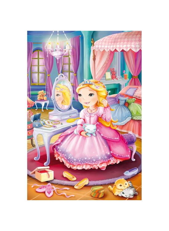 Copertă produs Puzzle Schmidt: Prințese din basme, set de 3 puzzle-uri x 24 piese + cadou: poster - gallery big 4