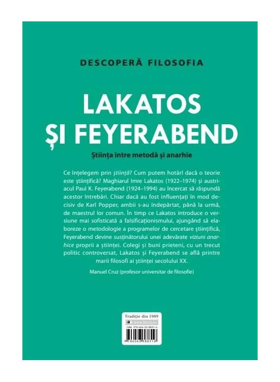 Copertă produs Lakatos și Feyerabend (Vol. 76) - gallery big 2