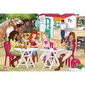 Copertă produs Puzzle-Box Schmidt: Schleich - Horse Club, set de 2 puzzle-uri x 100 piese și 2 puzzle-uri x 60 piese + bonus: cufăr metalic - gallery small 