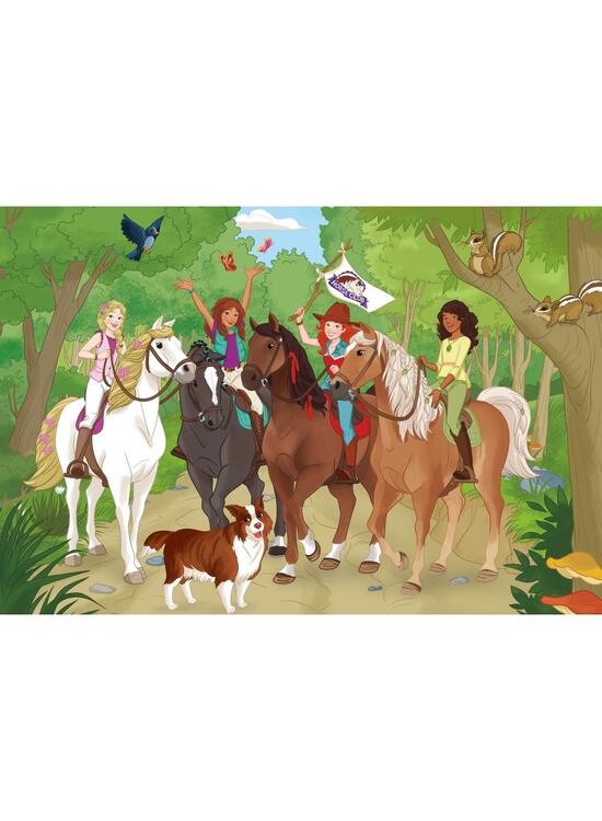 Copertă produs Puzzle-Box Schmidt: Schleich - Horse Club, set de 2 puzzle-uri x 100 piese și 2 puzzle-uri x 60 piese + bonus: cufăr metalic - gallery big 5