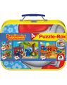 Copertă produs Puzzle-Box Schmidt: Benjamin Bl&uuml;mchen - Elefantul Benjamin, set de 2 puzzle-uri x 48 piese și 2 puzzle-uri x 26 piese + bonus: cufăr metalic - thumb 1