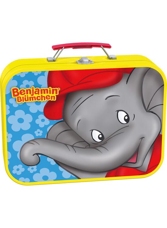 Copertă produs Puzzle-Box Schmidt: Benjamin Bl&uuml;mchen - Elefantul Benjamin, set de 2 puzzle-uri x 48 piese și 2 puzzle-uri x 26 piese + bonus: cufăr metalic - gallery big 2