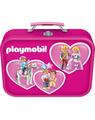 Copertă produs Puzzle-Box Schmidt: Playmobil roz, set de 2 puzzle-uri x 100 piese și 2 puzzle-uri x 60 piese + bonus: cufăr metalic - thumb 3