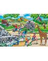Copertă produs Puzzle Schmidt: O zi la grădina zoologică, set de 3 puzzle-uri x 24 piese + cadou: poster - thumb 2