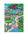 Copertă produs Puzzle Schmidt: O zi la grădina zoologică, set de 3 puzzle-uri x 24 piese + cadou: poster - thumb 4