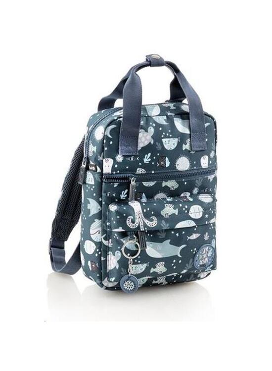 Copertă produs Mini rucsac tip geantă 30 cm, Miquelrius Save the Ocean, din materiale reciclate - MR16143 - gallery big 1