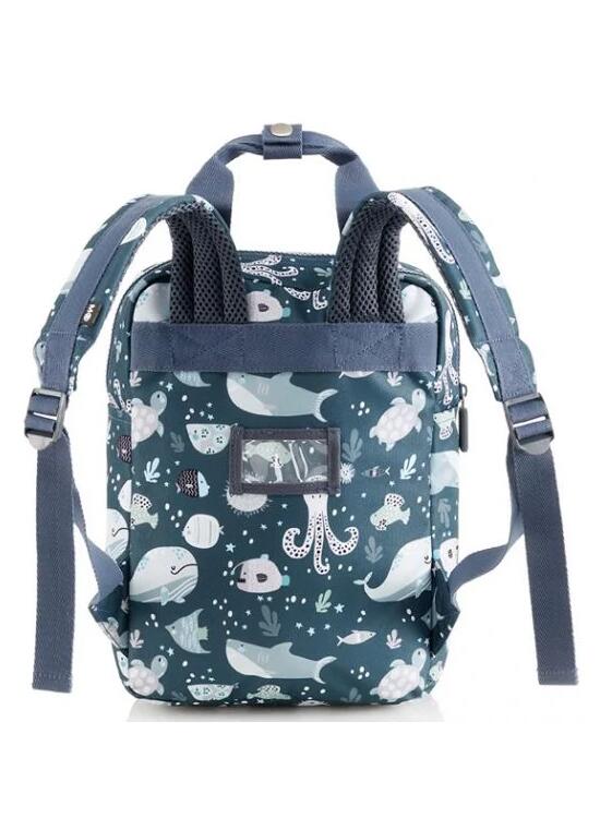 Copertă produs Mini rucsac tip geantă 30 cm, Miquelrius Save the Ocean, din materiale reciclate - MR16143 - gallery big 2
