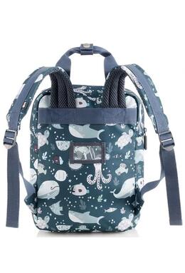 Copertă produs Mini rucsac tip geantă 30 cm, Miquelrius Save the Ocean, din materiale reciclate - MR16143