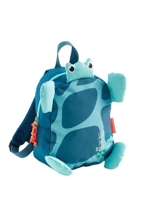 Copertă produs Mini rucsac 28 cm, Miquelrius Turtle Save the Ocean, din materiale reciclate - MR19676